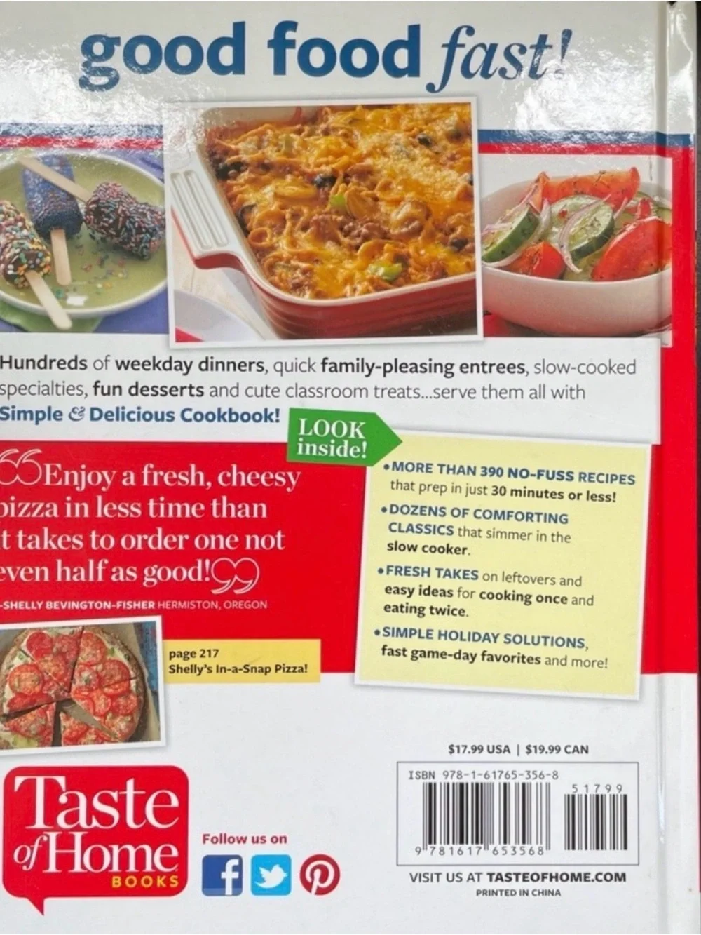 Taste of Home Cookbook